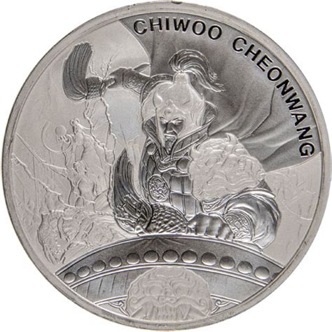 1 Oz Silver 2021 South Korean Chiwoo Cheonwang KOMSCO Provident Metals