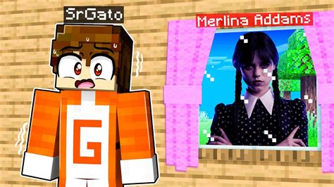 LA MALDICIÓN DE MERLINA ADDAMS EN LA VENTANA MINECRAFT ROLEPLAY