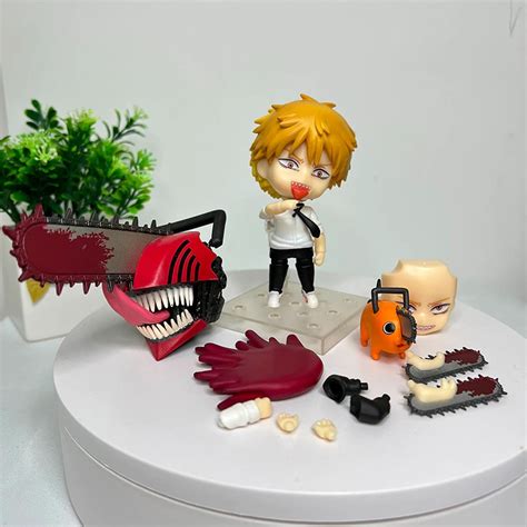 Anime Gsc Chainsaw Man Figura 1560 Denji 1580 Power Action Figure Colecionável Para Crianças