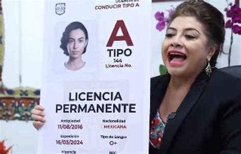 Clara Brugada Sugiere El Reintegro De La Licencia De Conducir