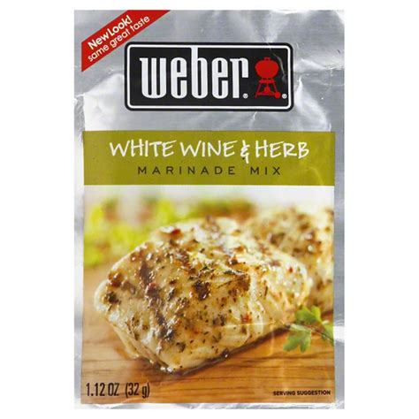 Weber White Wine And Herb Marinade Mix Shop Marinades At H E B