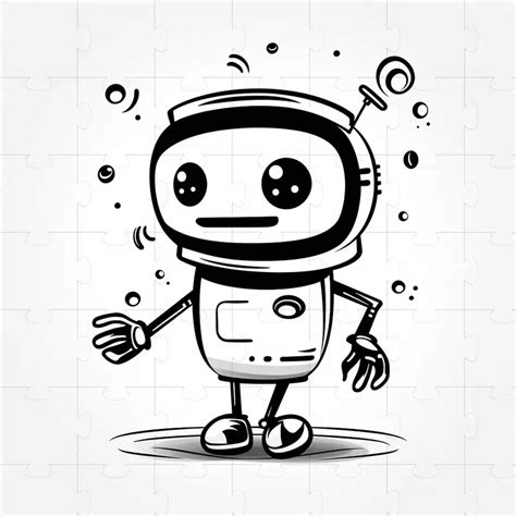 Crazy Cartoon Characters Black And White Midjourney Prompt Promptbase