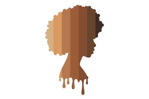 Melanin Shade Of Black Afro Woman 8212876 Vector Art At Vecteezy