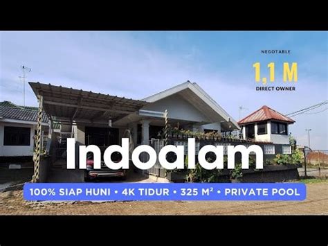 Villa Puncak Siap Huni Private Pool M Nego Youtube