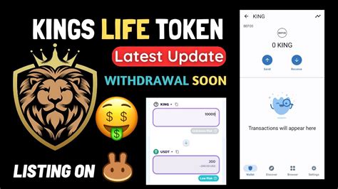 King Token Latest Update Listing On Pancakeswap King Token