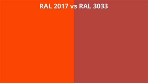 Ral 2017 Vs 3033 Ral Colour Chart Uk