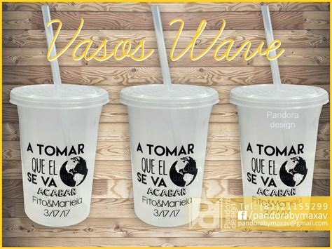 Vasos Con Frases Para Bodas Pandora Design Portafolio