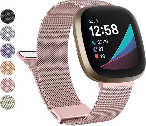 Wanme Correas Compatibles Con Correa Fitbit Versa 3 4 Correa Fitbit