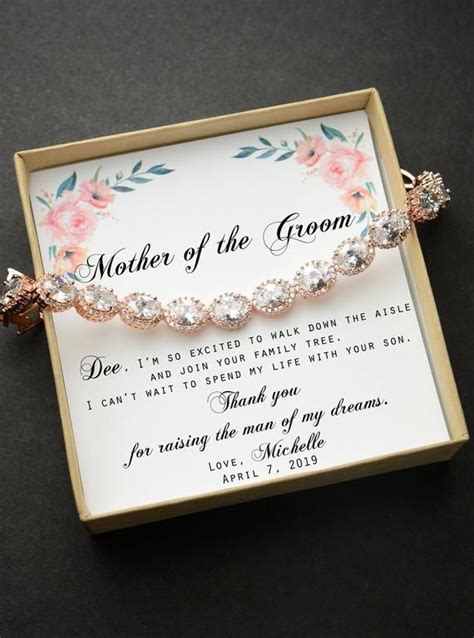 Mother Of The Groom Gift Ideas Bracelet Wedding Gifts For Parents