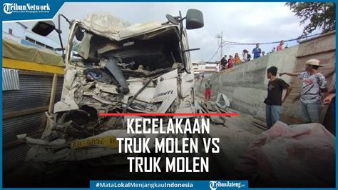 Kecelakaan Truk Molen Vs Truk Molen 1 Meninggal YouTube