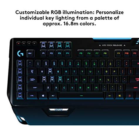 Teclado Mecánico Para Juegos Con Cable Logitech G910 Orion Spectrum Rgb