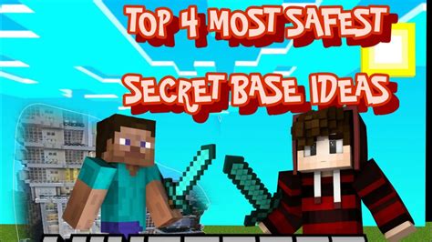 Top 4 Best Secret Base Ideas In Minecraft Bedrock Arcade X Redstone Ideas 💡💡 Youtube