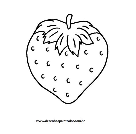 Desenhos De Frutas Para Colorir E Pintar Pintar E Colorir