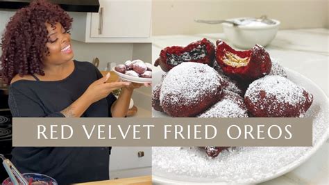 Quick And Easy Red Velvet Fried Oreos Cook With Me Youtube