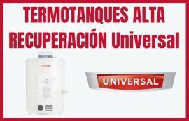 Termotanques de Alta Recuperación Universal Diciembre 2024