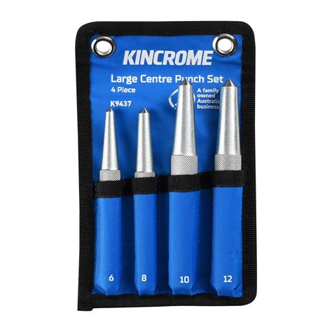 Centre Punch Set 4 Piece Large Kincrome Tools Kincrome