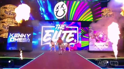 The Elite Entrance As Aew World Trios Champions Aew Dynamite Feb