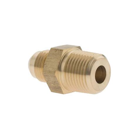 Parker Brass Flared Tube Male Adapter Od Thread Deg