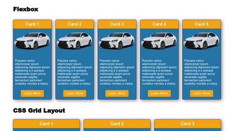 Flexbox And Css Grid Cards