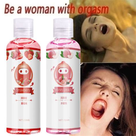 Edible Fruit Flavor Sex Lubricant Gel Lube Water Based Oral Sexual