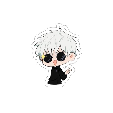 Satoru Gojo Jujutsu Kaisen Cute Anime Sticker By Jujutsukaisene The