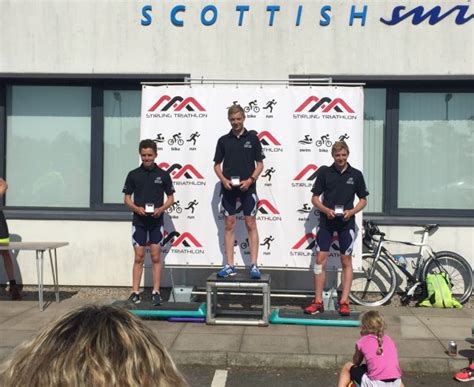 Podium Edinburgh3 Triathlon