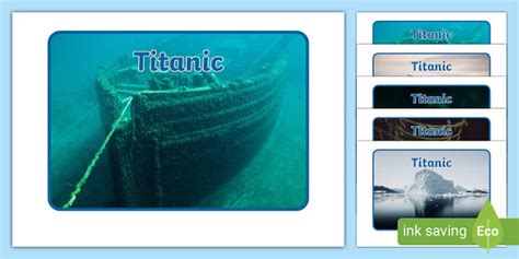 FREE Titanic Photo Pack Professor Feito Twinkl