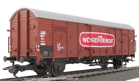 H0 Märklin 46156 MHI Sondermodell gedeckter Güterwagen Nordmende DB