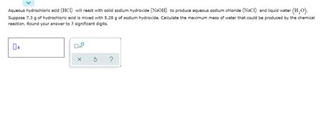 Answered Aqueous Hydrochloric Acid Hci Will Bartleby