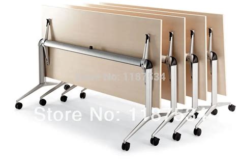 Movable Wooden Foldable Training Table Folding Training Table Desk