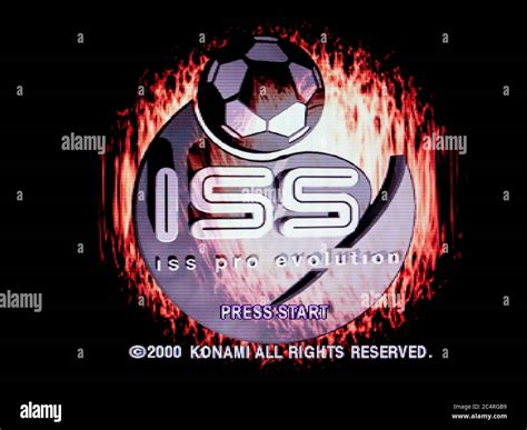 Iss Pro Evolution Sony Playstation 1 Ps1 Psx Editorial Use Only