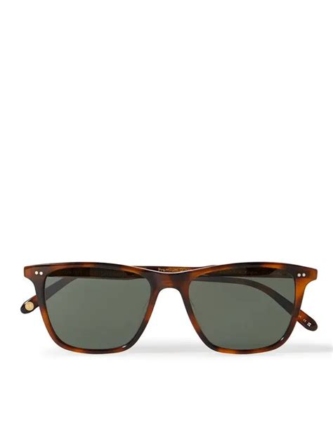 Garrett Leight Hayes Sun Square Frame Sunglasses Tortoiseshell Editorialist