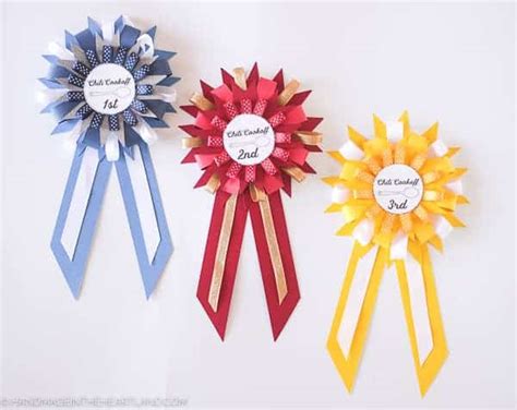 Chili Cook Off Prize Ribbons - Handmade in the Heartland