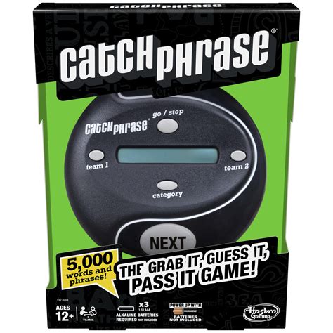 Hasbro Gaming Catch Phrase Electronic Game | Fun Active Handheld Party