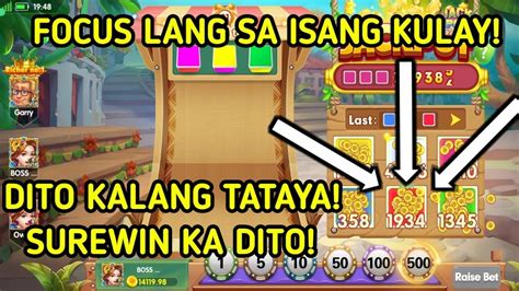 Sundan Mo Lang To Sure Ang Panalo Mo Dito Color Game Kabibe Game