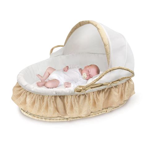 Badger Basket Moses Basket with Fabric Hood & Bedding by OJ Commerce $44.95 - $53.99