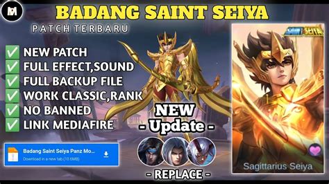 Script Skin Badang Saint Seiya No Password Full Effect Voice