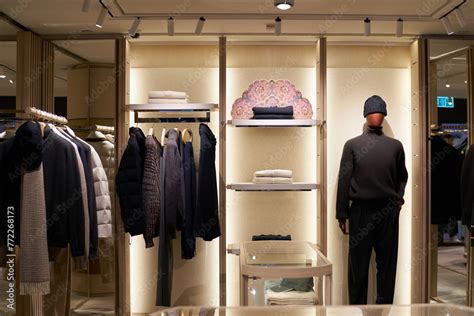 Hong Kong China December Interior Shot Of Loro Piana Store