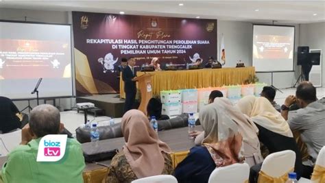 KPU Trenggalek Mulai Rekapitulasi Suara Pemilu 2024 Sekda Apresiasi