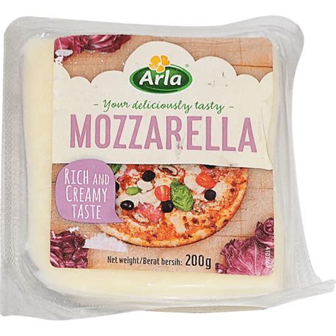 Arla Natural Mozzarella Chunk 200g Cheese Walter Mart