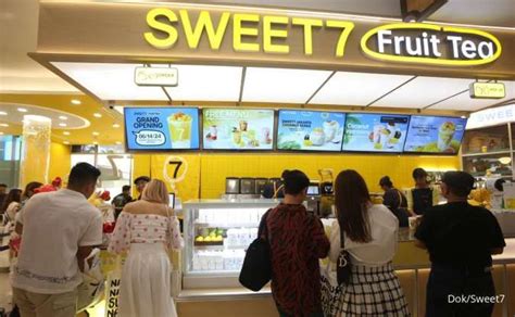 Perusahaan Minuman Teh Buah Sweet7 Asal China Buka Gerai Pertama Di