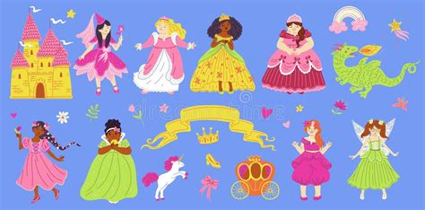 Fairy Tale Doll Princesses Stock Illustrations 87 Fairy Tale Doll