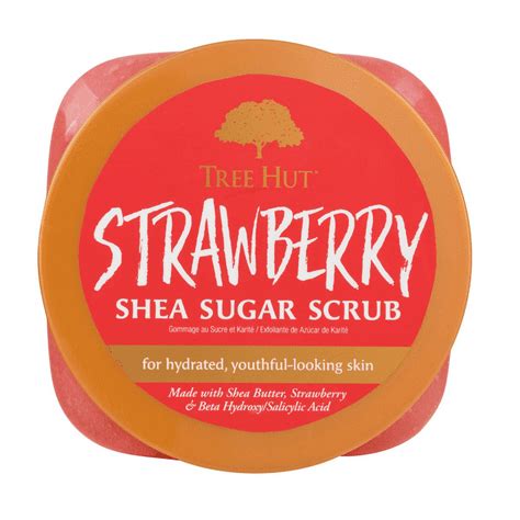 Tree Hut Shea Sugar Exfoliating Body Scrub Strawberry 18 Oz