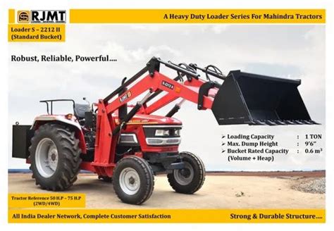 Rjmt Front End Loader On Mahindra Tractor Capacity 1 Ton To 300 Kg At