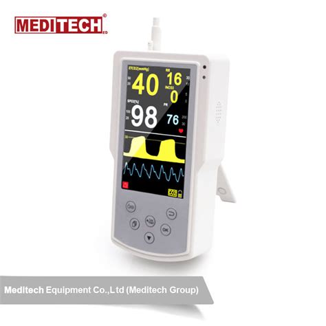 Portable Multi Parameter Capnography Capno Vet Etco Monitor China