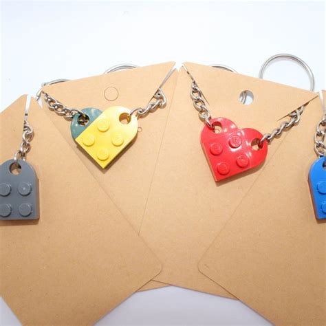 Lego® Heart Keychain - Etsy