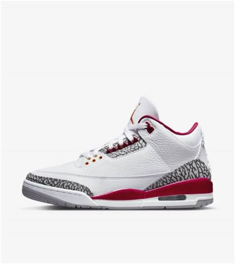 Air Jordan 3 Retro Cardinal Red Sneaker Steal