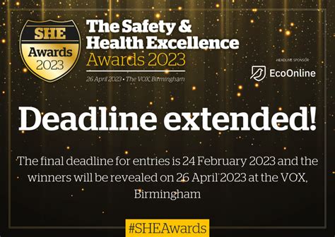 Hsm She Awards Entry Deadline Extended