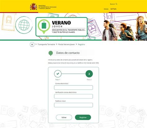 Verano Joven Cómo hacer el registro para viajar con descuento en