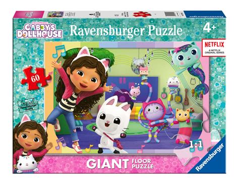 Ravensburger Puzzle 2D Giant Koci Domek Gabi 60 El Ravensburger